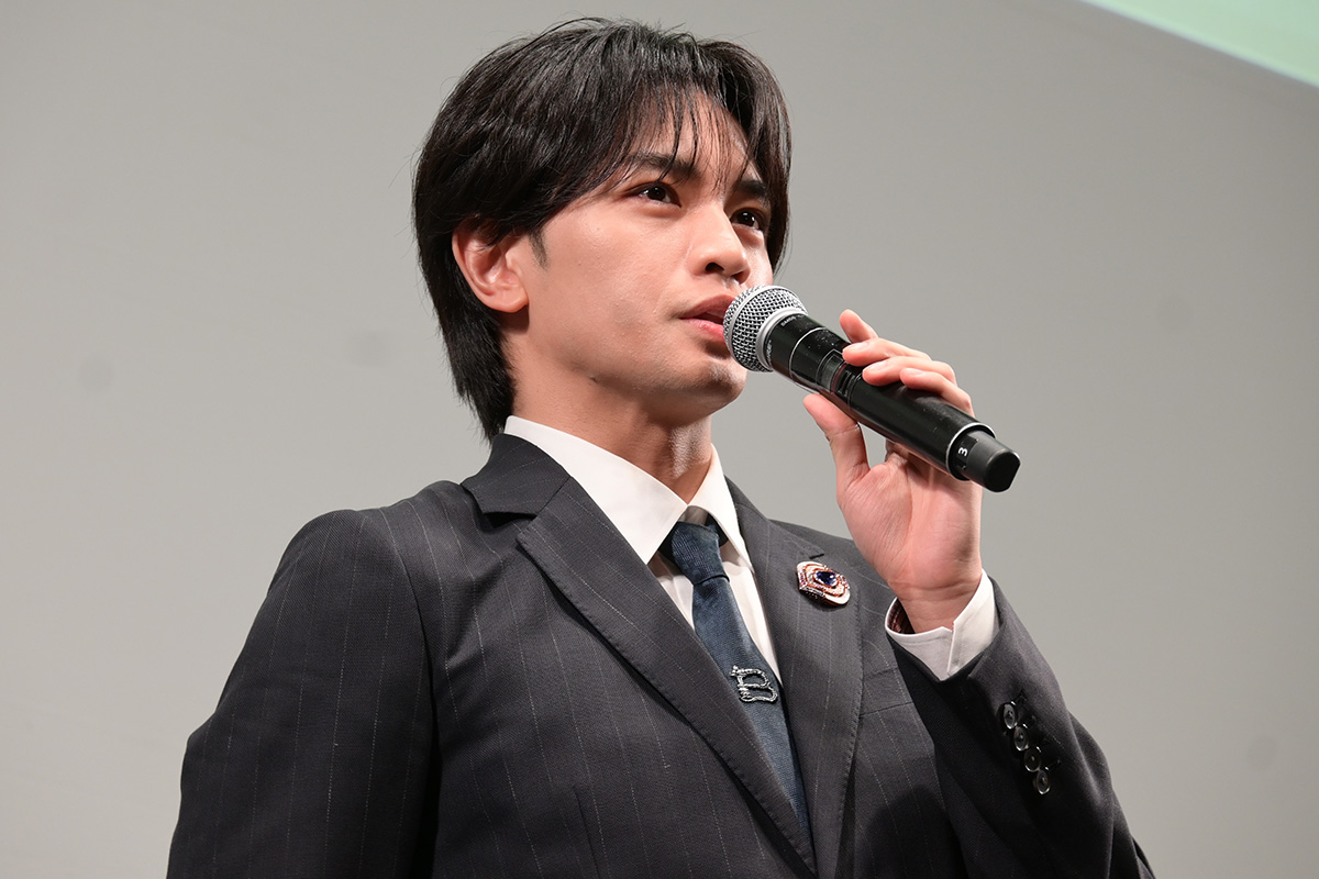イベントに登場した中島健人【写真：ENCOUNT編集部】