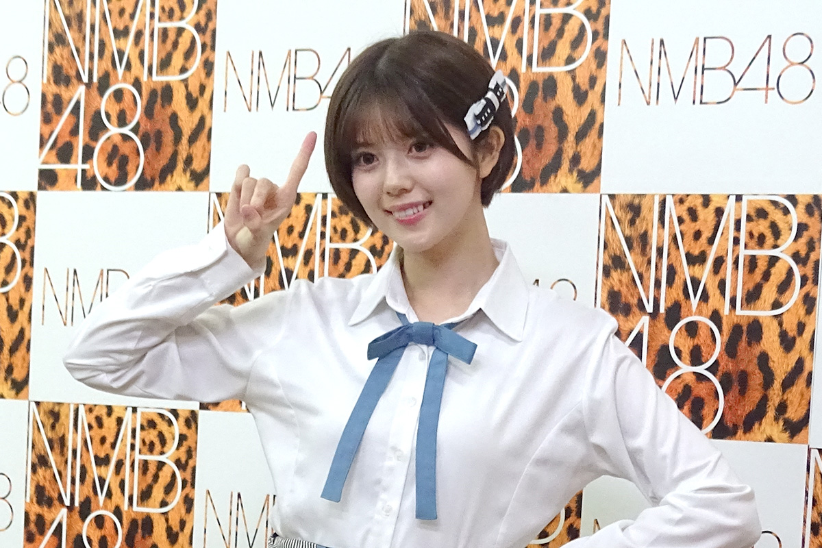 NMB48の坂下真心【写真：ENCOUNT編集部】