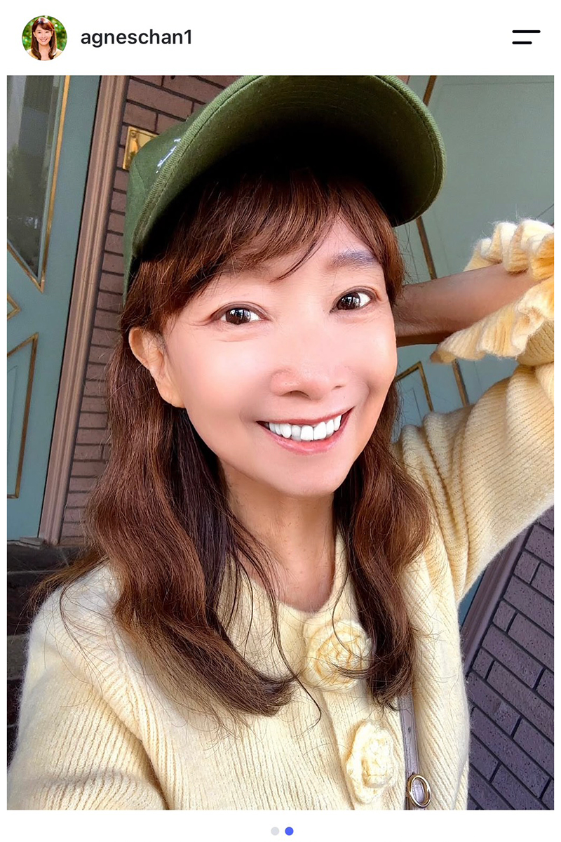 アグネス・チャン【写真:インスタグラム(@agneschan1)より】