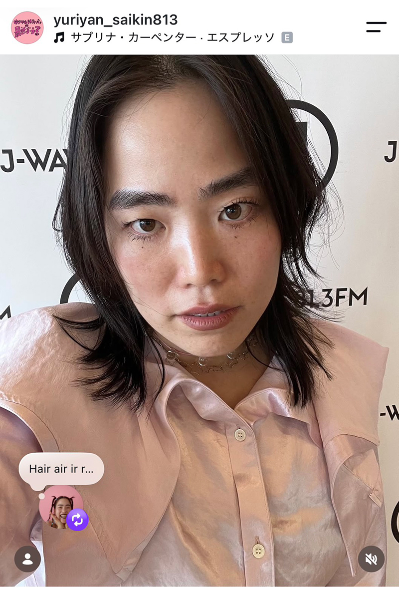 ゆりやんレトリィバァの最新姿【写真:インスタグラム(@yuriyan_saikin813)より】
