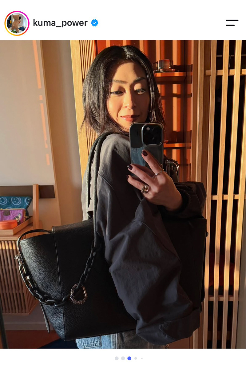 宇多田ヒカル【写真:インスタグラム(@kuma_power)より】